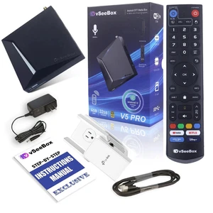 VseeBox V5 Pro Android Media Player + FREE WiFi Extender Add-On !Same-Day Ship! - Picture 1 of 4