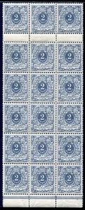 GERMANY 1900 52I ** MNH in part of sheet approx. 350€+(S0084 - Picture 1 of 1