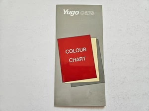 YUGO 311 511 513 45 55 COLOUR CHART SALES BROCHURE - Picture 1 of 3