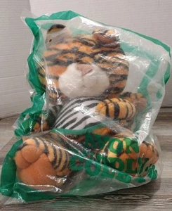 Vintage Avon Cuddly Colby Bengal Tiger 1992 Squeeze Purring Plüschtier 12 Zoll Stofftier - Bild 1 von 6