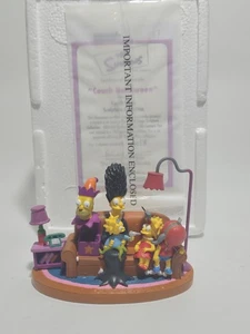 2005 Hamilton The Simpsons Collection Couch Halloween Couch Gags Sculpture #0154 - Picture 1 of 11