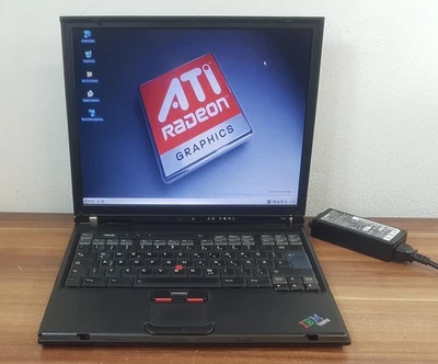 IBM Thinkpad T42 Intel Pentium 1,7GHz 1024MB/40GB ATi Radeon 7500 IR LPT - Bild 1 von 4