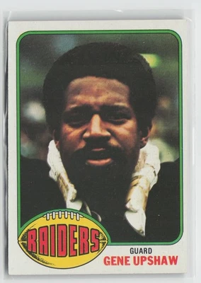 1976 Topps #295 Gene Upshaw - Image 1 of 2