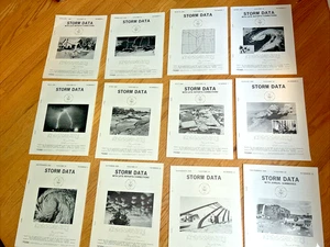 1988 - 12 Volumes NOAA STORM DATA - Storm Data and Unusual Weather Phenomena - Picture 1 of 23