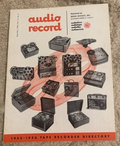 AUDIO RECORD VOL 11 NO. 4 1955 RECORDING MAGAZINE PENTRON RANGERTONE DIRECTORY - Picture 1 of 20