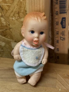 Vintage 1989 boy Gerber baby doll 6 inch - Picture 1 of 12
