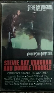Stevie Ray Vaughan and Double Trouble Couldnt stand the weather cassette tape  - Picture 1 of 2