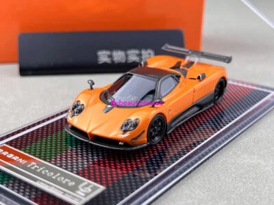 U2 1:64 Orange Zonda Tricolore Racing Sports Model Diecast Resin Car — 第 1/4 张图片
