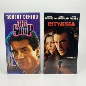 ROBERT DENIRO 2 VHS Tape Lot - The Swap & City By The Sea - Picture 1 of 6