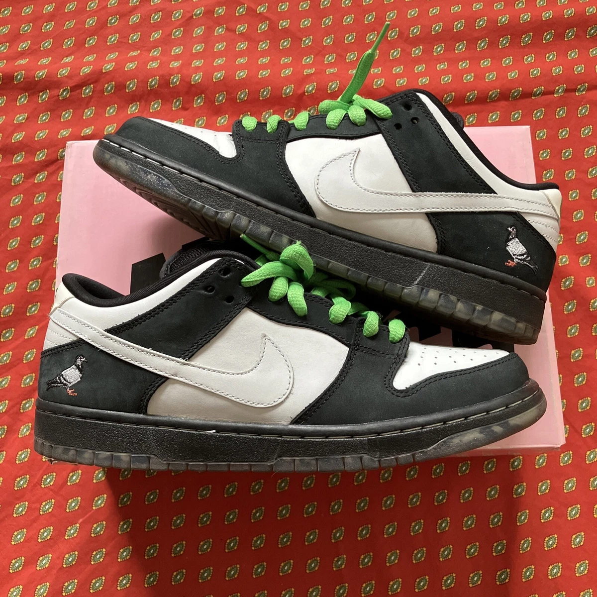 Size 9.5 - Nike SB Dunk Low Pro x Jeff Staple Panda Pigeon 2019