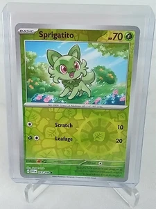 Carta Pokémon Sprigatito 13/198 Escarlata y Violeta Holo Inverso 2023 - Imagen 1 de 4