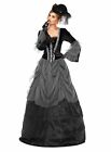 Viktorianische Vampirin - Düsteres Ballkleid für Halloween, Steampunk und Gothic