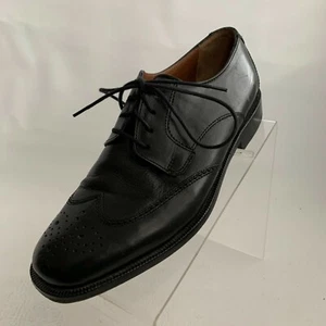 Bostonian Oxford schwarz Leder Budapester Brogue runde Spitze Schnürschuhe Größe 8M - Bild 1 von 11