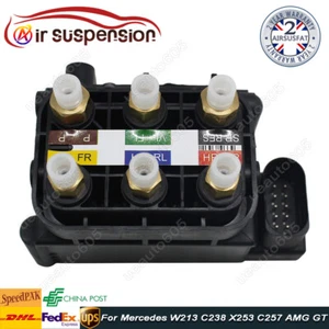 Air Compressor Pump Solenoid Valve Block For Mercedes W213 C238 X253 C257 AMG GT - Picture 1 of 11