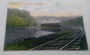 Old Ligonier Valley Railroad Train Leaving Idlewild Amusement Park Postcard Repo - Picture 1 of 1