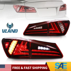 VLAND Taillights Brake Lights For Lexus IS250 IS350 06-13 IS F 2008-2015 Sedan - Picture 1 of 10