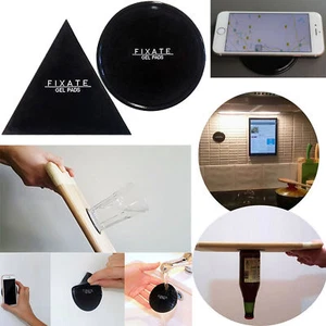 Fixate Stand Mat Slip Car Anti-Sticky Pad Nano Rubber Gel Sticker Phone Holder  - Picture 1 of 14