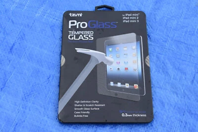 Tzumi Tempered Glass Screen Protection Pro Glass for Ipad Mini 1, 2, or 3 NIP - Image 1 of 4
