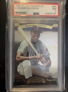 1995 SP  Top Prospects #90 Vladimir Guerrero Albany Polecats  PSA 7 NM HOF