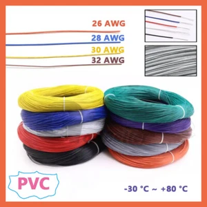 PVC Insulated Electronic Cable Wire 32/30/28/26 AWG Flexible Stranded Wire Cable - Picture 1 of 11