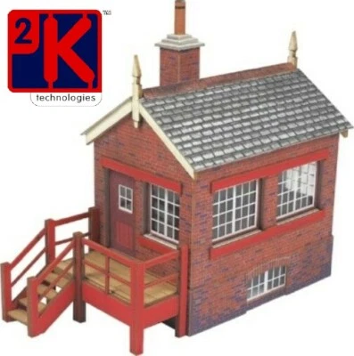 Metcalfe PO430 Small Goathland Type Signal Box Brick Die Cut Card Kit - POD Post - Image 1 of 4