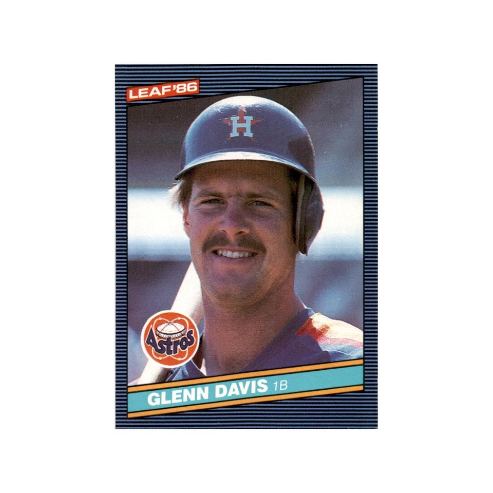 Glenn Davis 1986 Leaf #175 Houston Astros Baseball Card NM - Image 1 of 3