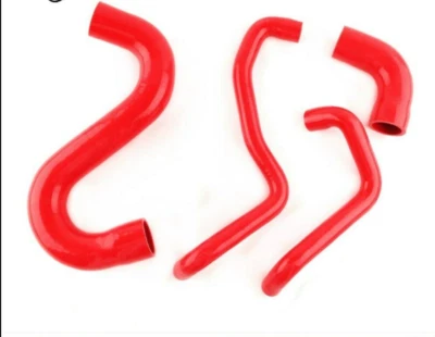Red For 2015 2016 2017 2018 2019 Ford Mustang GT Silicone Radiator Coolant Hose - Image 1 of 2
