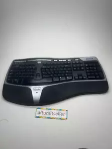 Microsoft Natural Ergonomic Keyboard 7000 Model 1118 EUC MUST SEE NO DONGLE - Picture 1 of 14