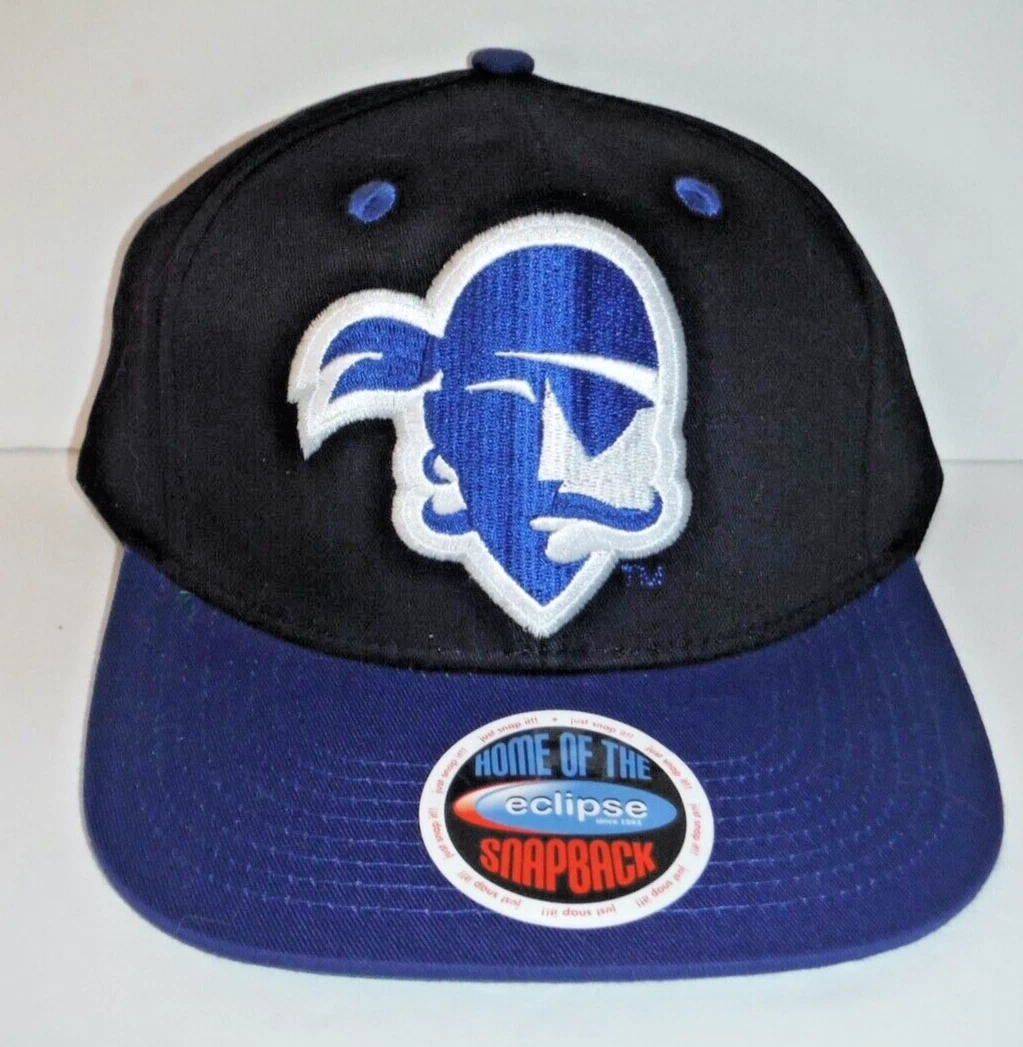 Seton Hall University Pirates Baseball Hat - Adjustable Cotton Cap With Mesh Lining | Officially Licensed, Distressed Look - View #3