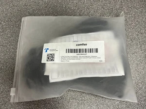 Black Face Mask, Cloth Reusable Face Masks, Adjustable Ear Loops, Travel Masks - Picture 1 of 7