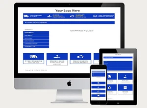 Ebay Listing Template Responsive Mobile Design Html Professional Design - Picture 1 of 2