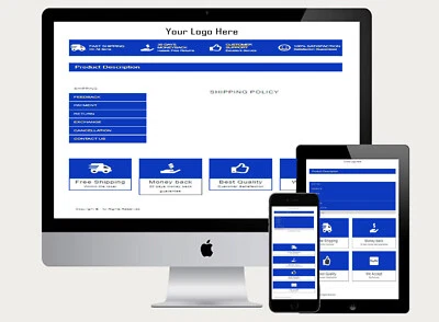Ebay Listing Template Responsive Mobile Design Html Professional Design - Image 1 of 2