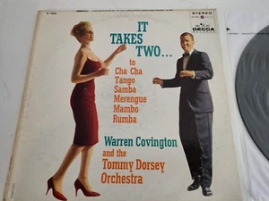 It Takes Two to Cha Cha Warren Covington Tommy Dorsey Orchestra LP Vinyl 33 RPM - Picture 1 of 2