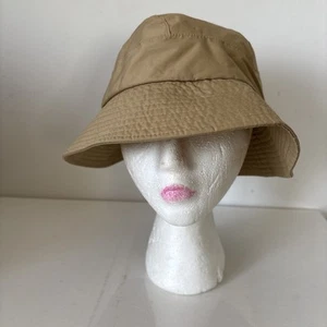 LL Bean Bucket Hat Small Soft Wide Brim Packable Crushable breathable Tan Rain - Picture 1 of 10