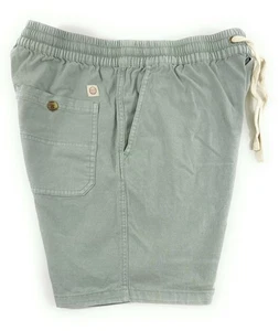 Marine Layer Herren Samstag Strand Shorts 7" Größe Medium elastischer Bund grün - Bild 1 von 10