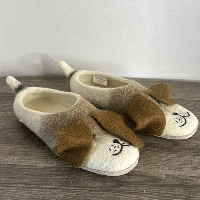 Zapatillas de lana para perro Victorian Trading Company fieltro UE 42 mujer 10-11 Foto 1 de 4