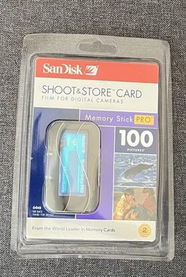 Sandisk 100 Memory Stick PRO 64MB (SDMSS-64-A10) Sealed New -2004 - Image 1 of 2