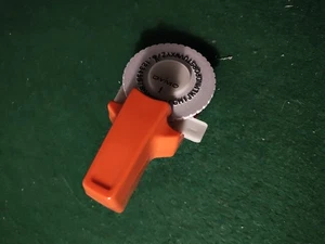 Vintage Dymo MINI LABEL MAKER USA Orange - Picture 1 of 2
