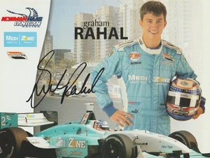 2007 Graham Rahal signed Medizone Ford Panoz DP01 CART Champ Car Hero Card - Picture 1 of 2