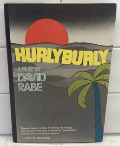 HURLYBURLY play by David Rabe 1985 BCE Grove Press Hardcover W/Dustjacket - Imagen 1 de 13