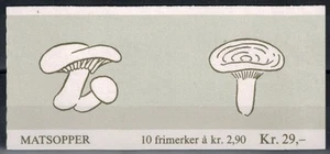NORWEGEN 1988 Pilze 10v im Heft postfrisch ** - Bild 1 von 1