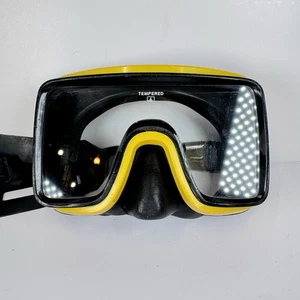 VTG Technisub Nova La Spirotechnique Dive Mask Tempered Glass Italy US Divers - Picture 1 of 23