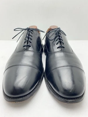 Allen Edmonds Men’s Park Avenue Black Leather Oxford Cap Toe Size 9.5 D 5615 - Image 1 of 4