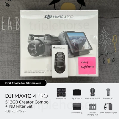 🔥 DJI Mavic 4 Pro Creator Combo + ND Filter Set 🔥 FREE 2 DAY ✈️ FROM USA - Image 1 of 4