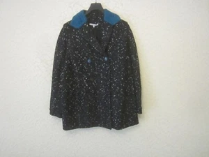Carven Tweed Double-Breasted Women's Coat - Picture 1 of 14