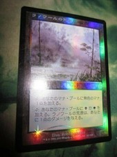 Llanowar Wastes Apocalypse FOIL Japanese FBB MTG Light Play