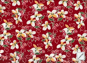 Half yard Dark Red Background Sugar n' Spice Maywood Studios BTHY 100% Cotton - Picture 1 of 1