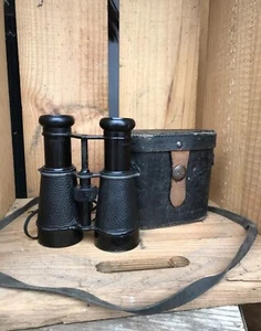 WW1 German Officers Field Glasses, Schütz Cassel- Army Patt V With Original Case - Picture 1 of 15