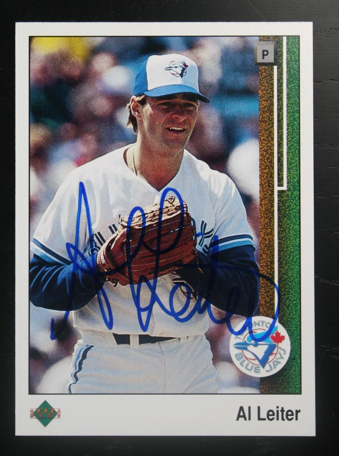 AUTOGRAPHED - Al Leiter Upper Deck #705 Toronto Blue Jays 1989