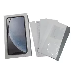 Apple iPhone XR - White Box Apple Stickers and Manuals ONLY - 64GB - NO PHONE - Picture 1 of 4